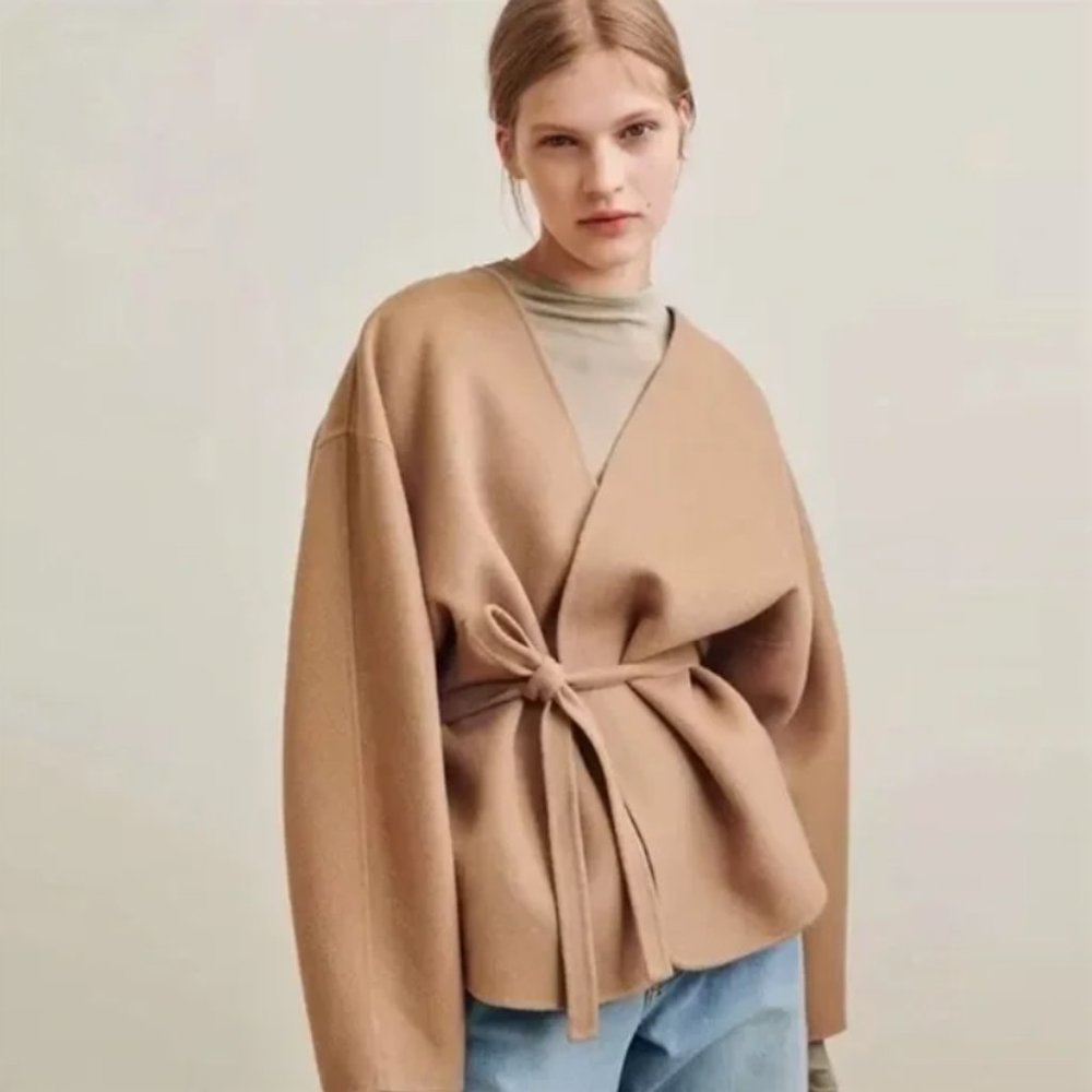 Toteme wool coat cardigan ANNECY